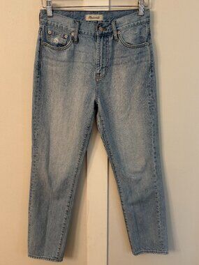 Madewell Light Wash Straight Leg Jeans Size 26- Perfect Summer Jean